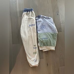 Billabong set track pants and sweater matching set